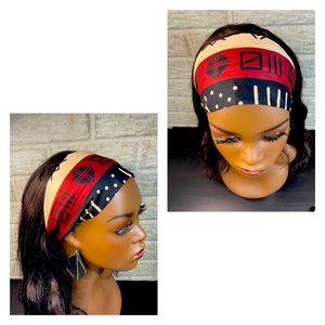 African Print Wide Headband